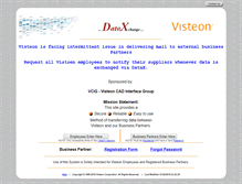 Tablet Screenshot of datax.visteon.com